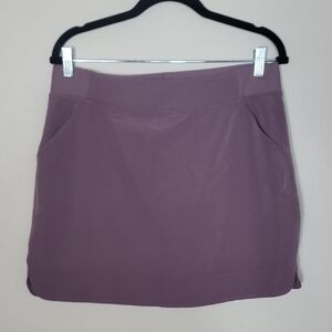 32 Degrees Cool Womens Activewear Skirt Skort Size M Purple Elastic Pockets